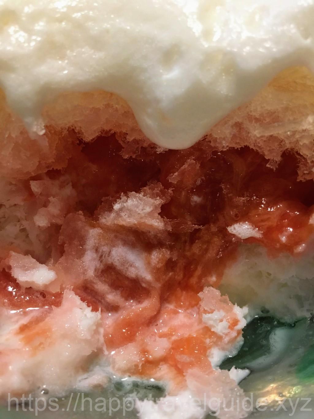 かき氷専門店みこやさんでかき氷を食べる