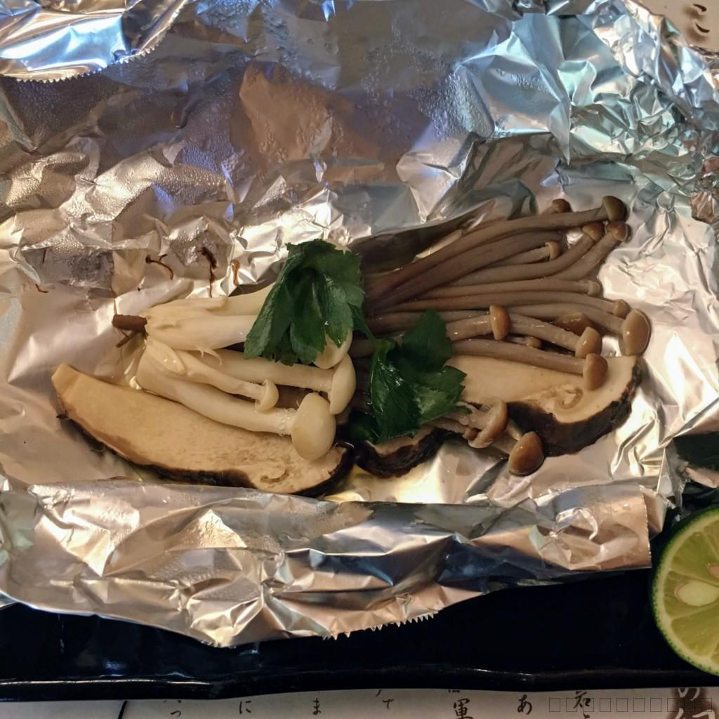 長野県上田市の松茸小屋「二幸園」