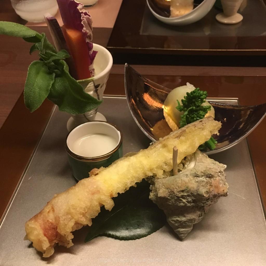 南房総岩井湯本温泉の網元の宿「ろくや」旅館の食事