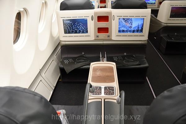 ターキッシュエアラインズの機内