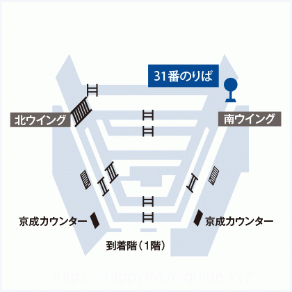 京成バス乗り場