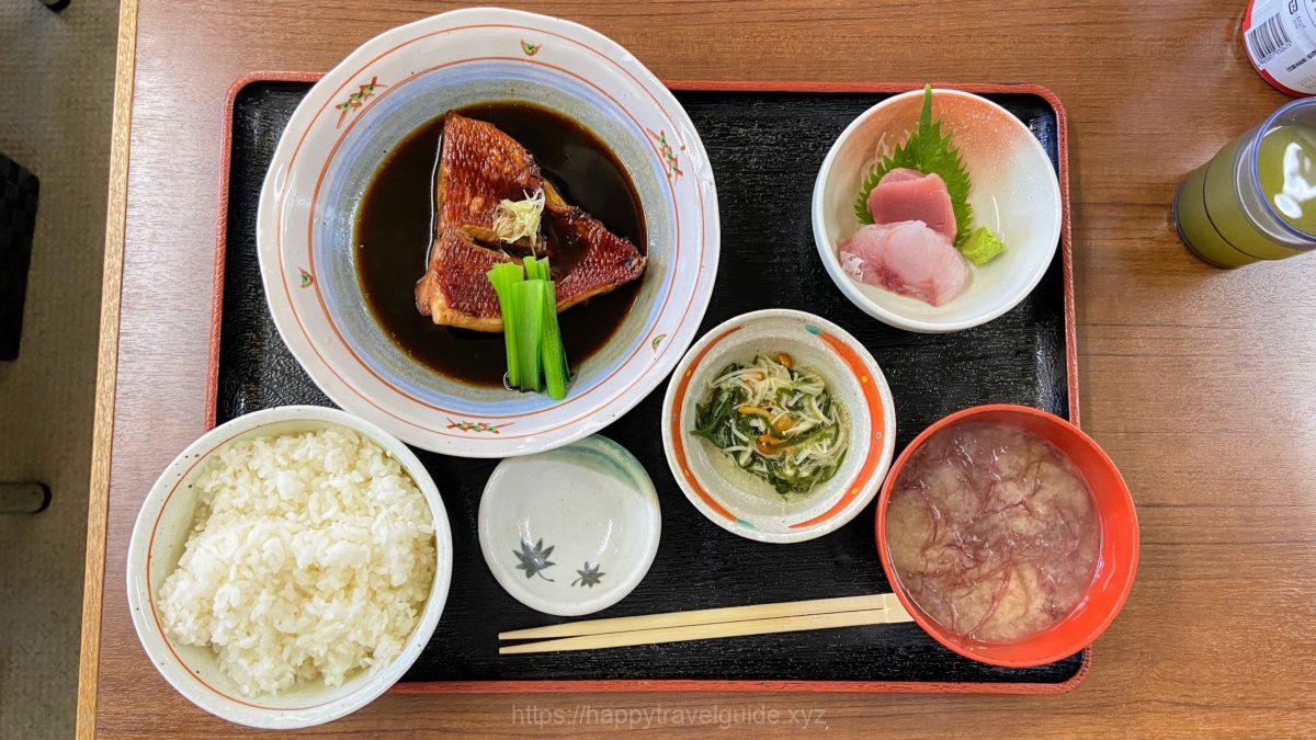 金目の煮つけ定食