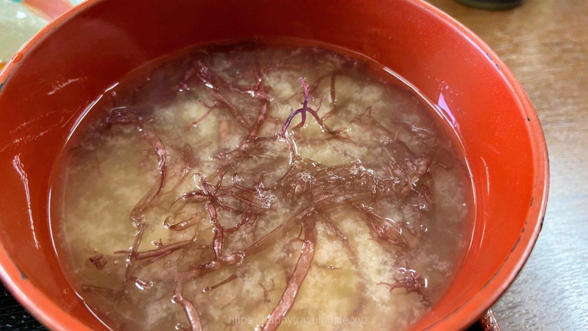 ふのりの味噌汁