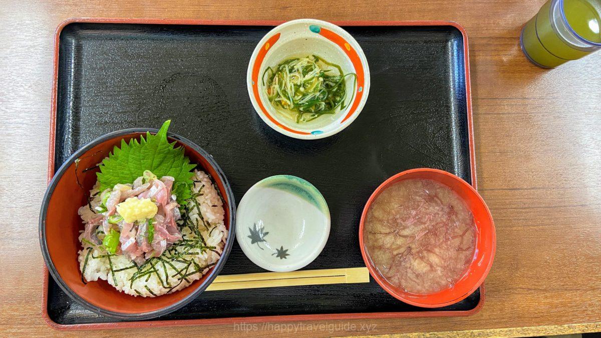 地魚たたき丼　朝定食