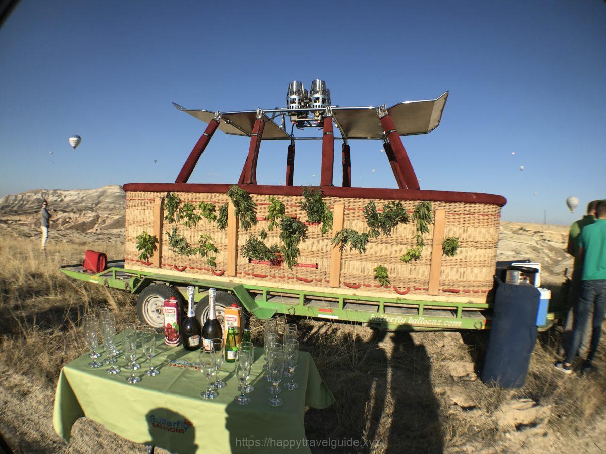 シャンパンが振舞われました