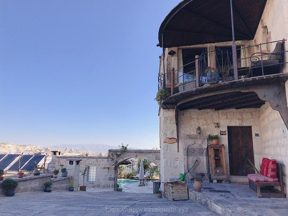 洞窟ホテルの外観