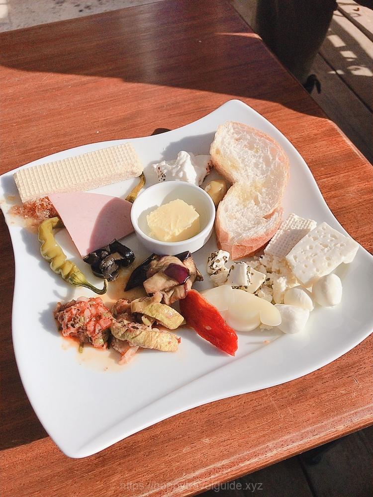 朝食がボリュームいっぱい