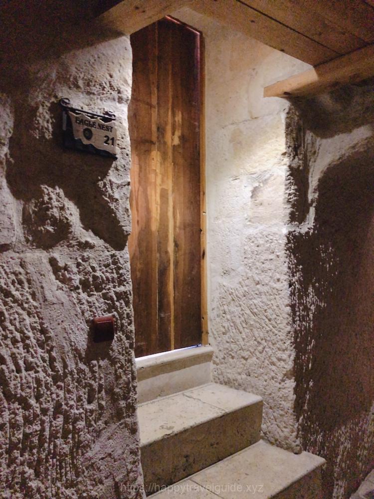 ホテルの部屋の入口