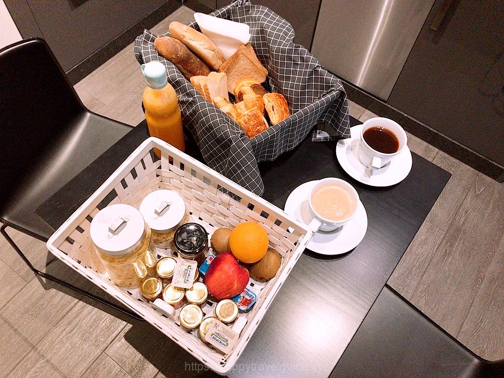 ホテルの朝食