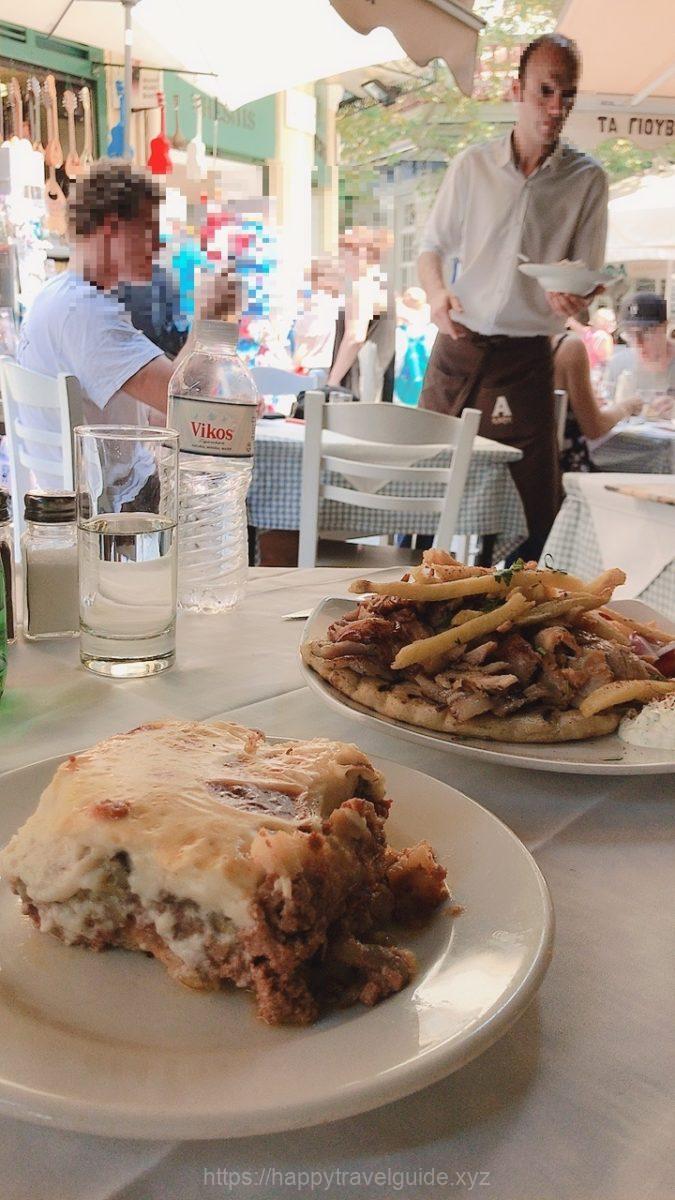 プラカ地区でランチ