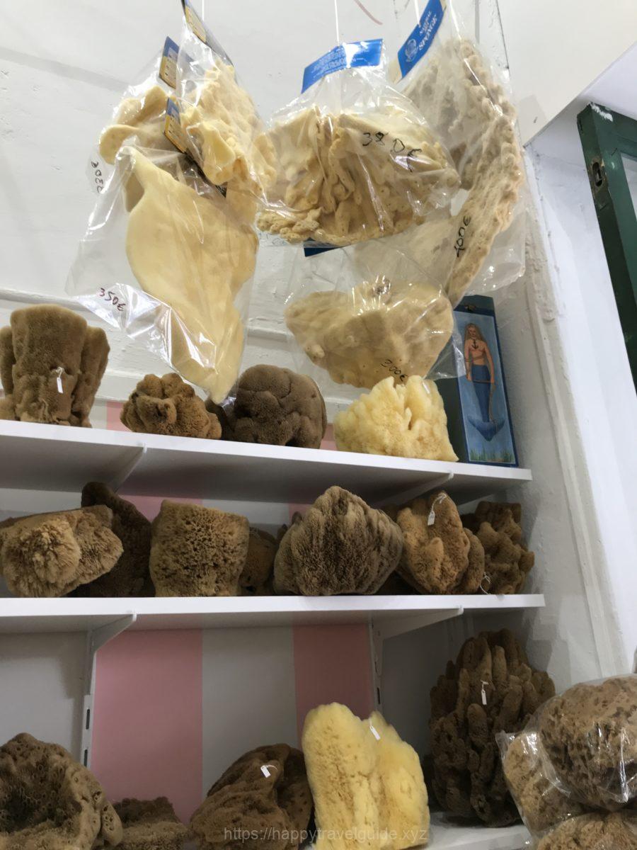 Gorgona spongesで海綿のお土産