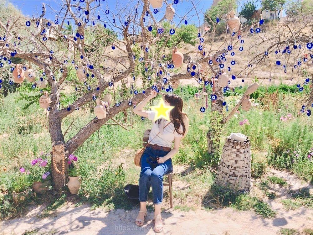 ウチヒサール城裏手