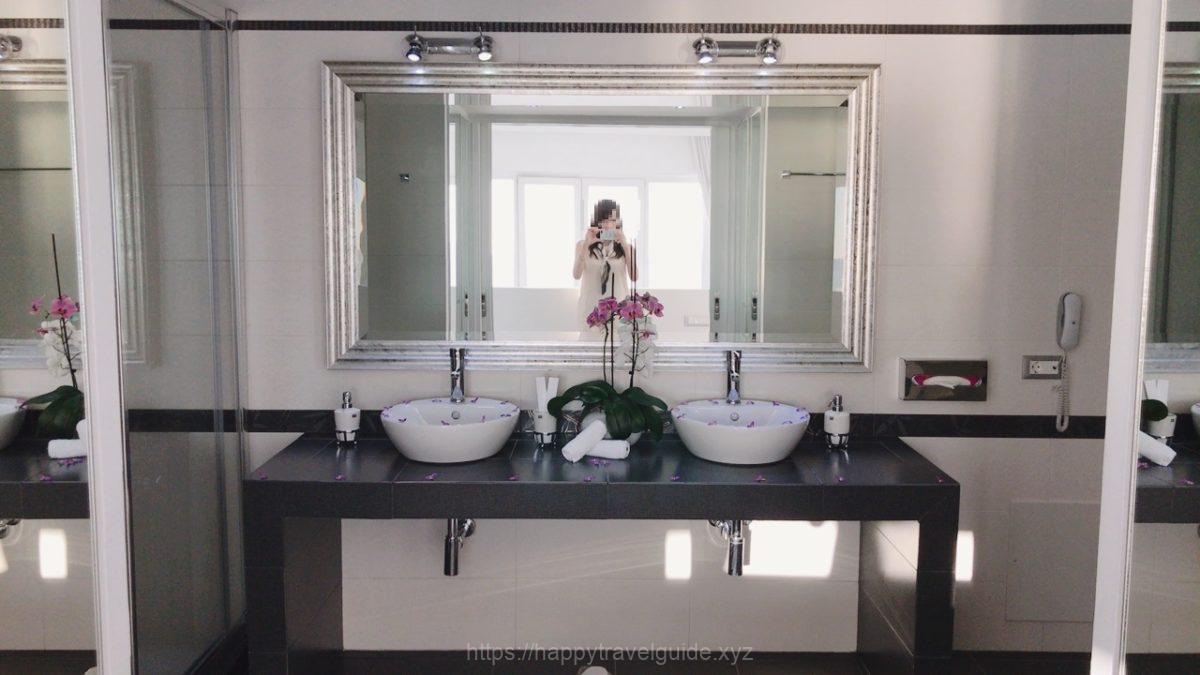 ホテルの洗面所