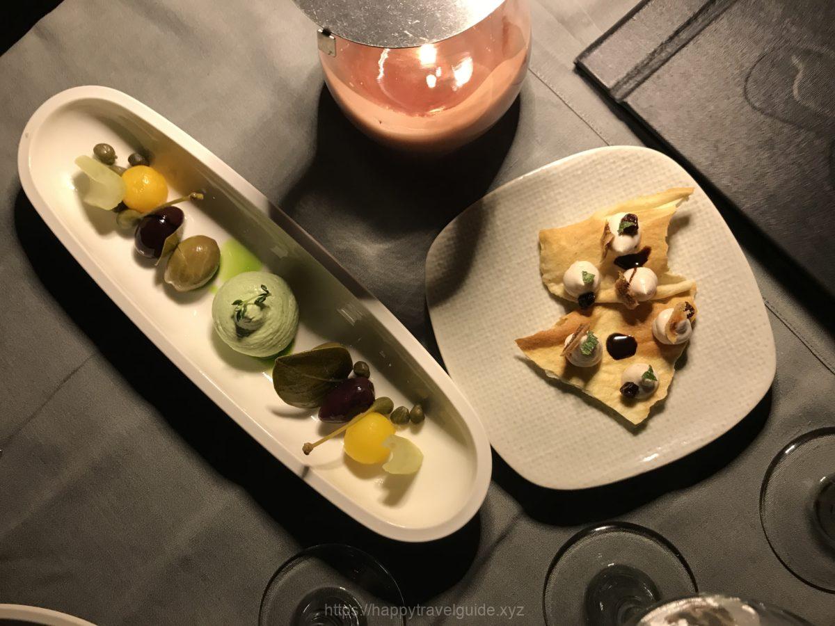 Kapari Wine Restaurantのディナー