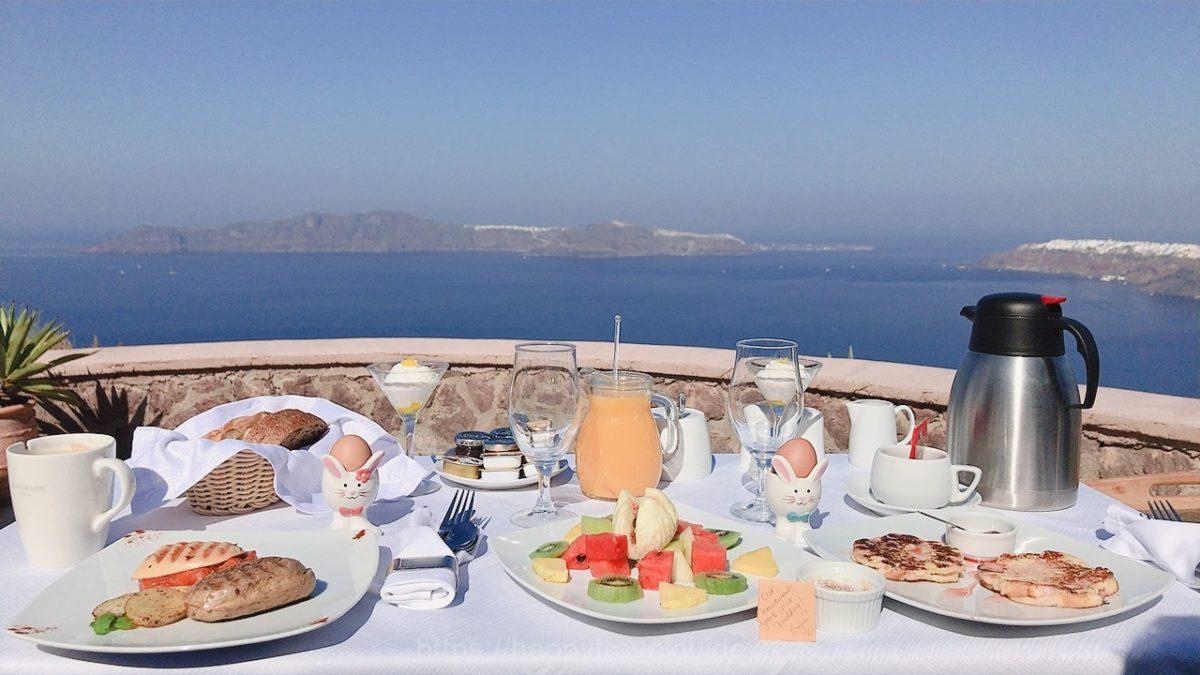 Anastasis apartment hotelの朝食