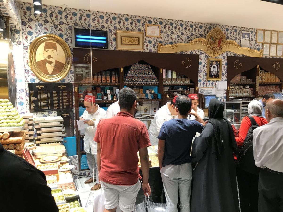 Hafiz Mustafaでロクムのお土産