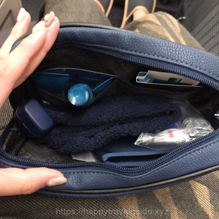 ターキッシュエアライン ビジネスクラスのアメニティ