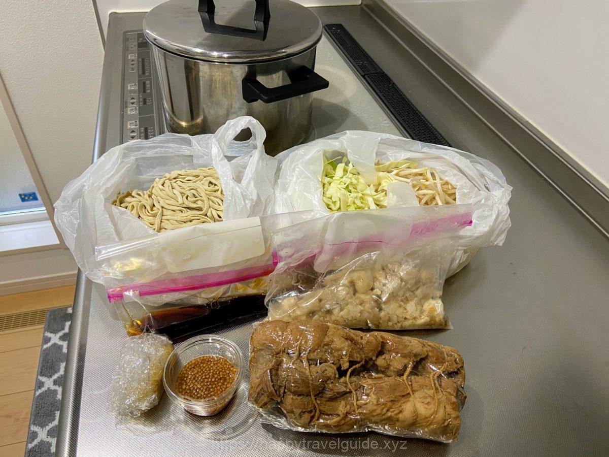 ラーメン二郎　持ち帰りセット