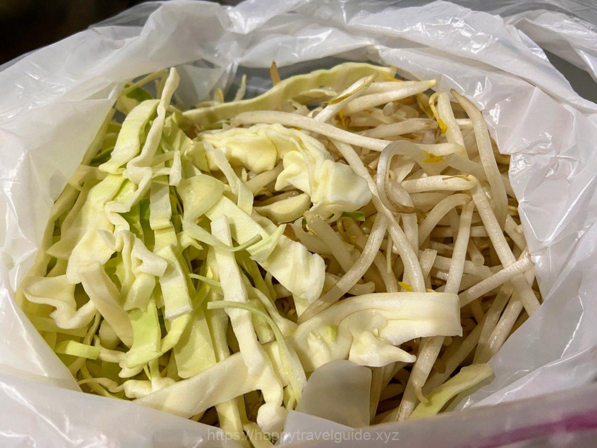 ラーメン二郎　持ち帰り野菜