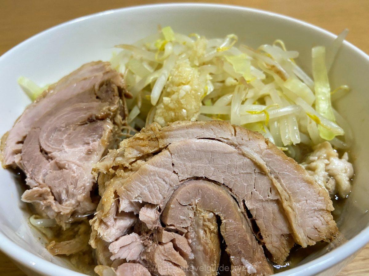ラーメン二郎　持ち帰り　完成