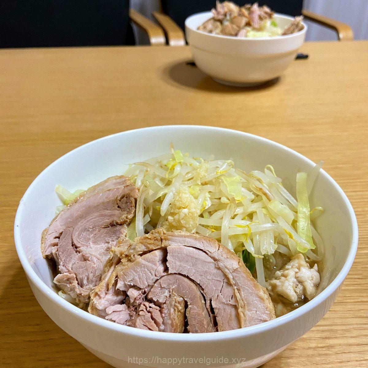 ラーメン二郎　持ち帰り　完成