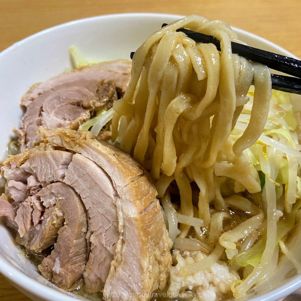 ラーメン二郎　持ち帰り麺　リフトアップ