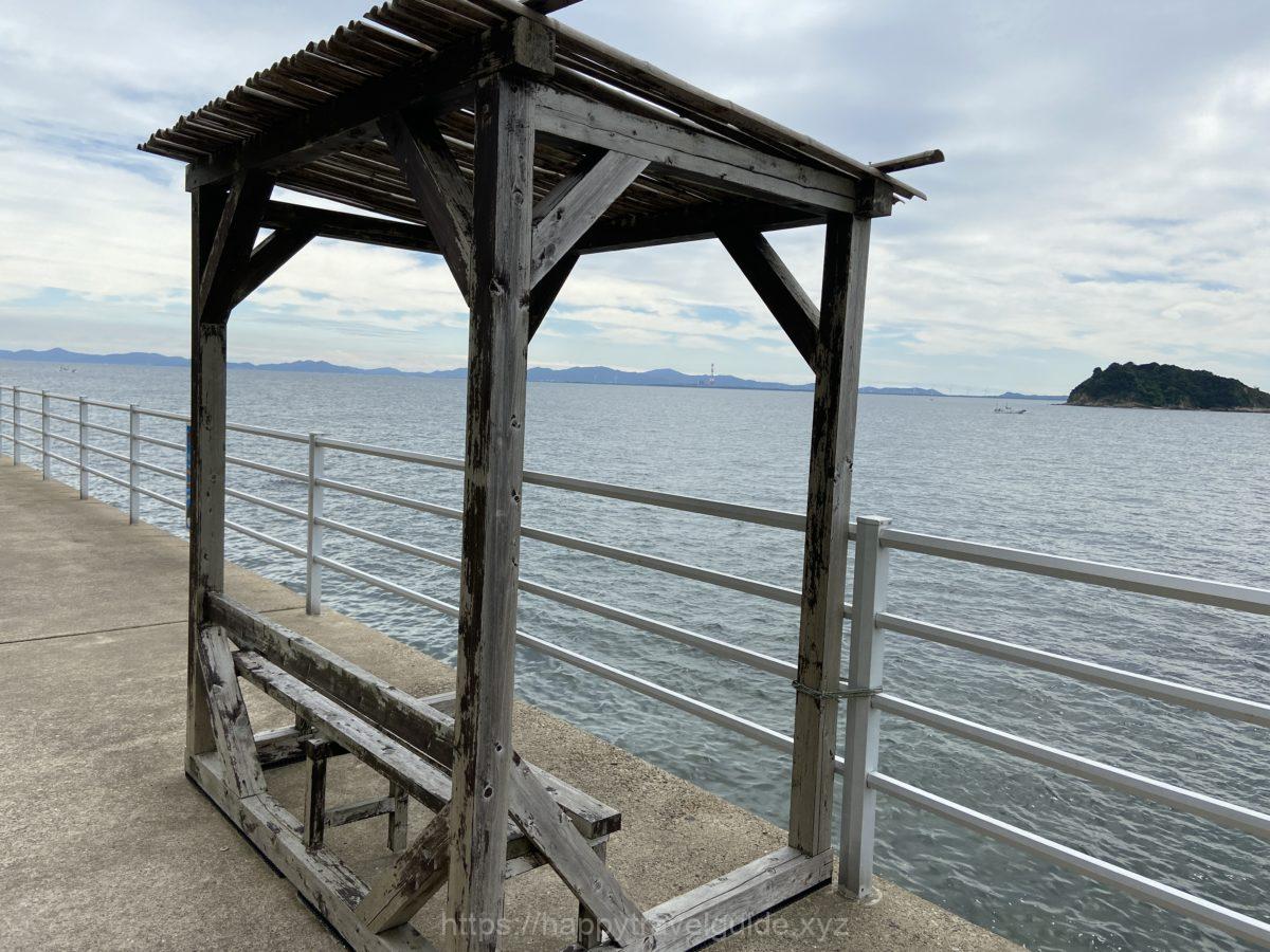 日間賀島 篠島を望む