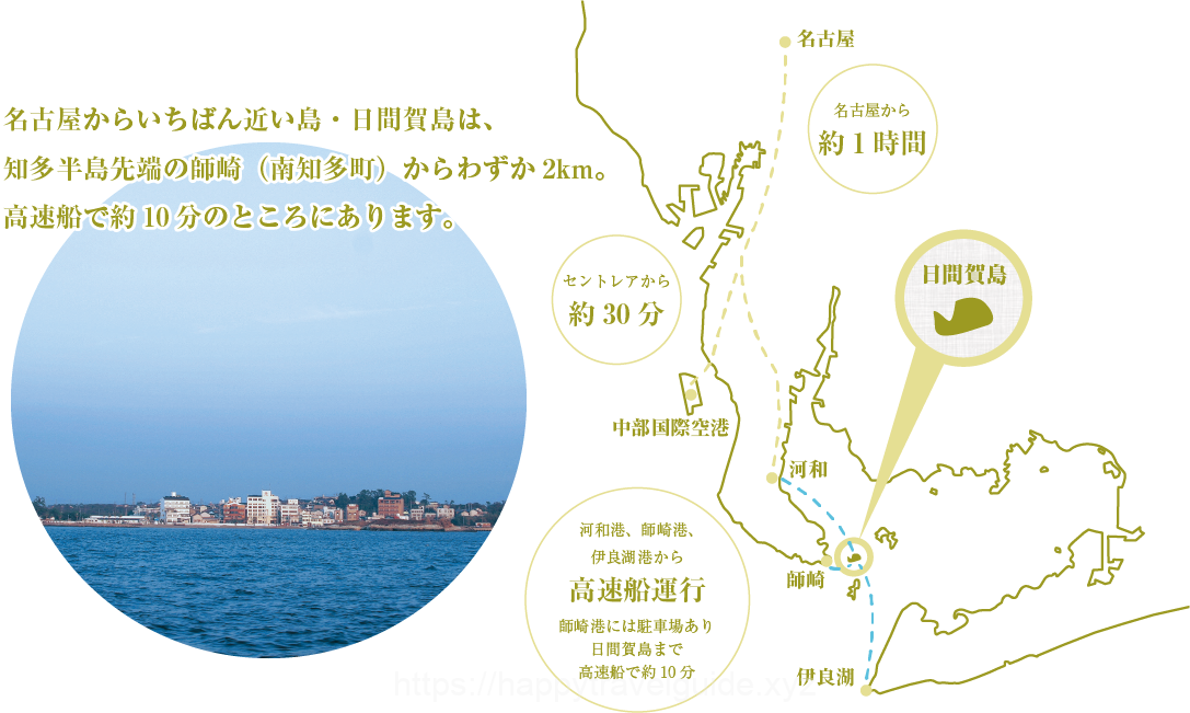 日間賀島マップ