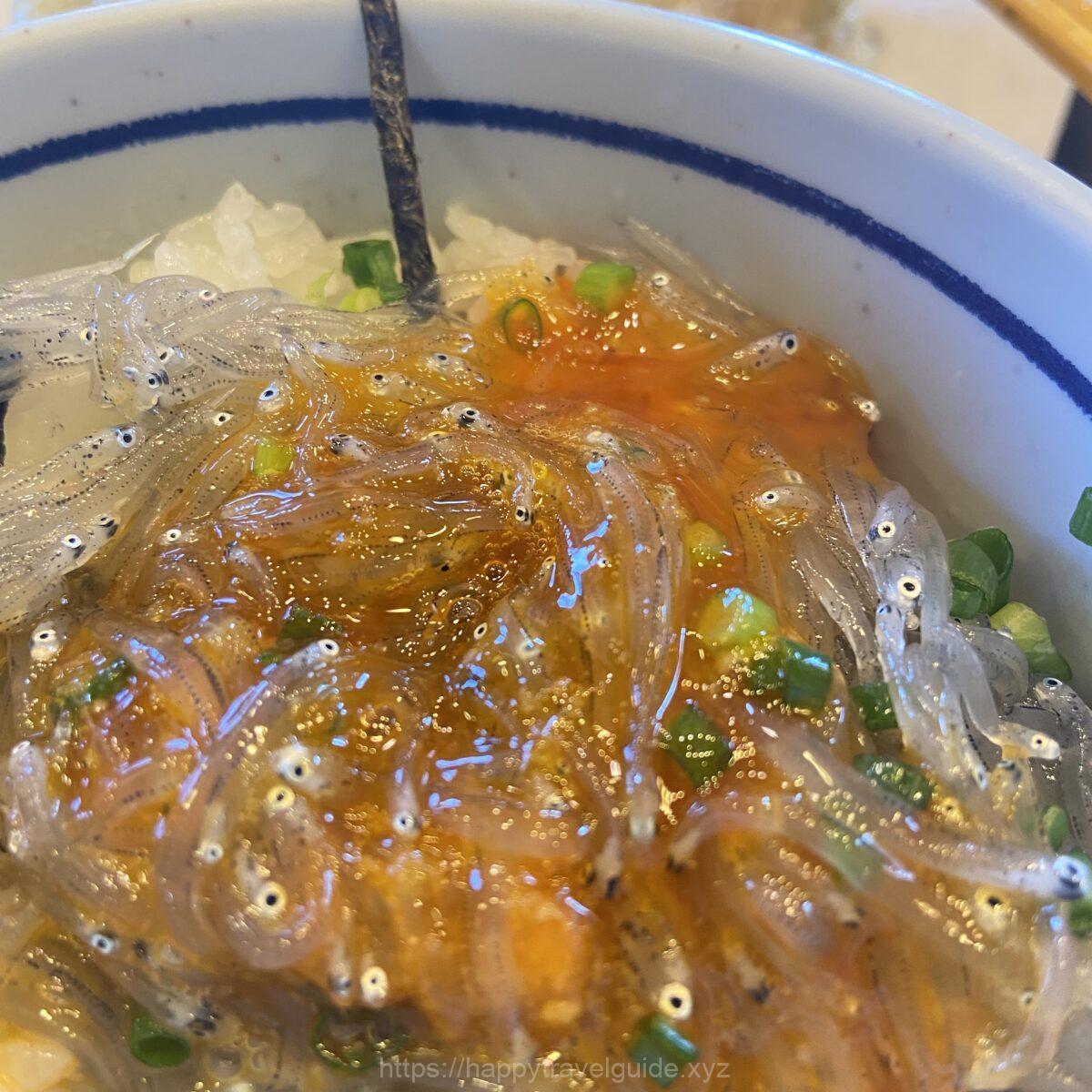 かあちゃんの店 生しらす丼