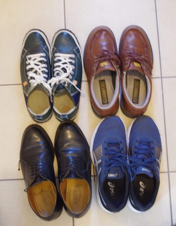 夫の靴
